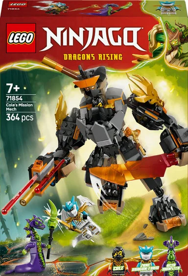 71854 LEGO Ninjago Coles missions-mech og drage-Zane