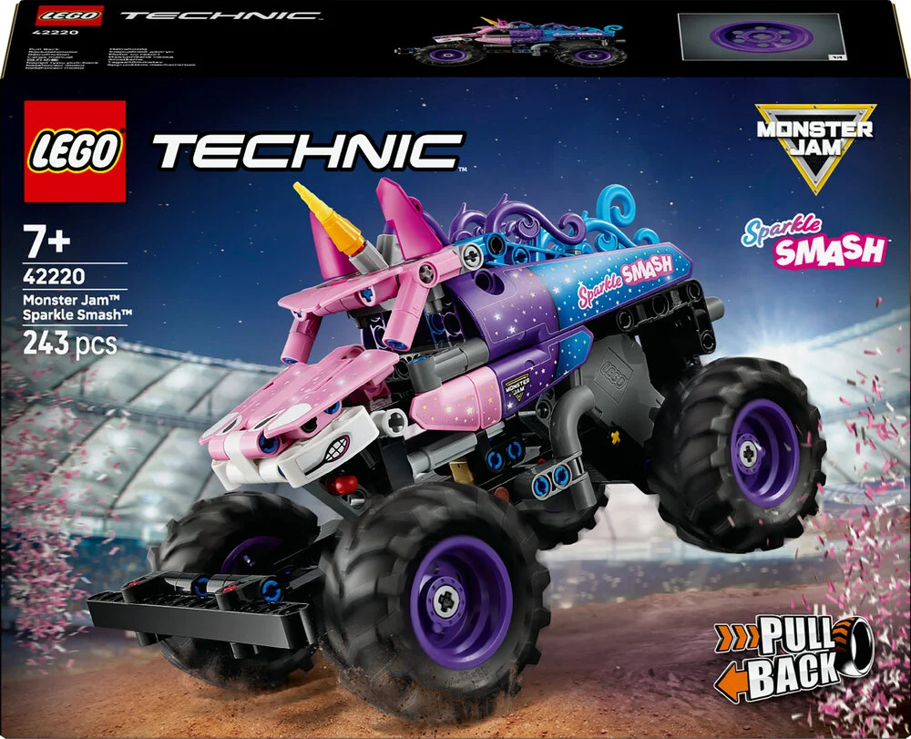 LEGO Technic Monster Jam™ Sparkle Smash™ pull-back