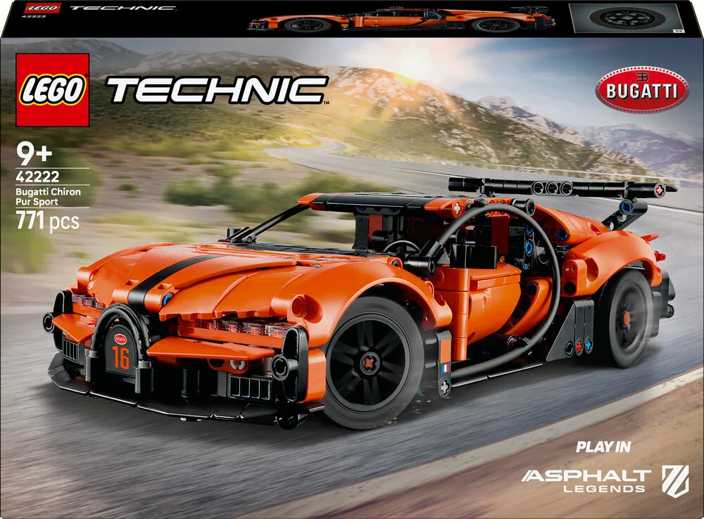 42222 LEGO Technic Bugatti Chiron Pur Sport-hyperbil billede