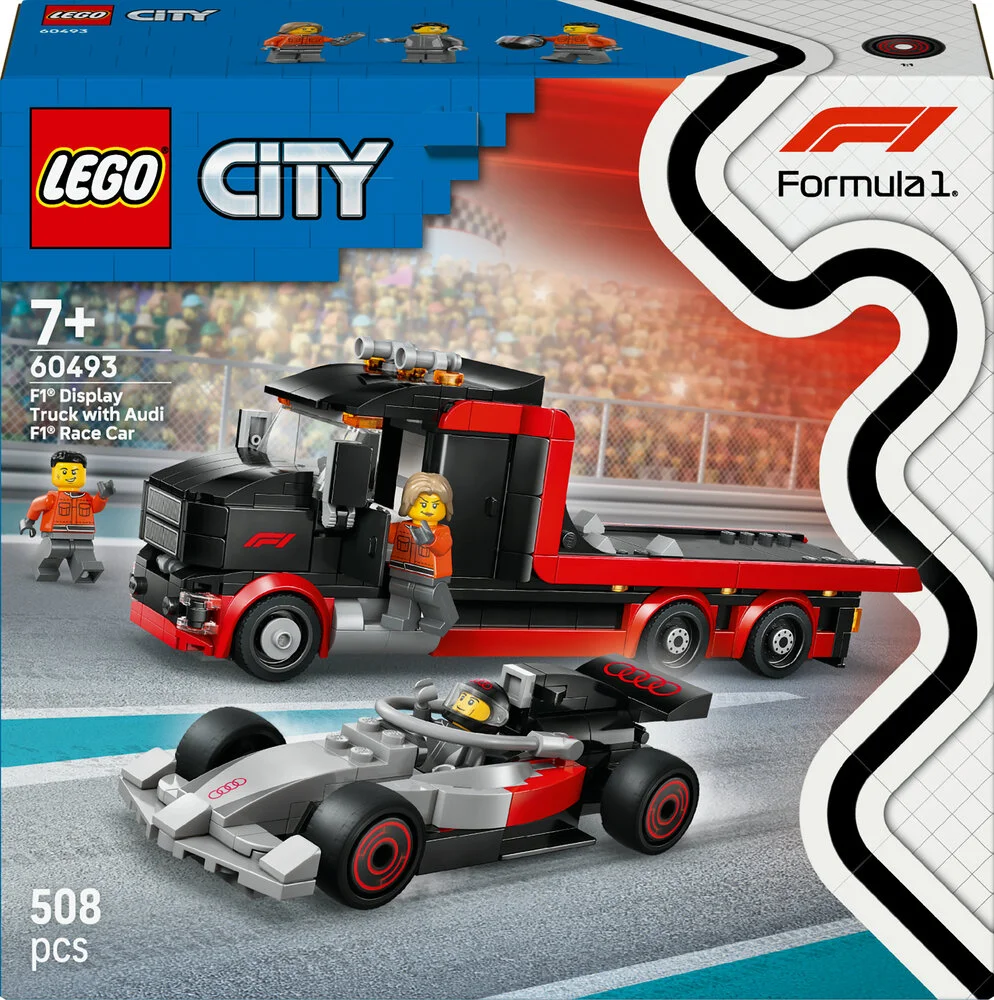 60493 LEGO City F1®-udstillingstruck med Audi F1®-racerbil