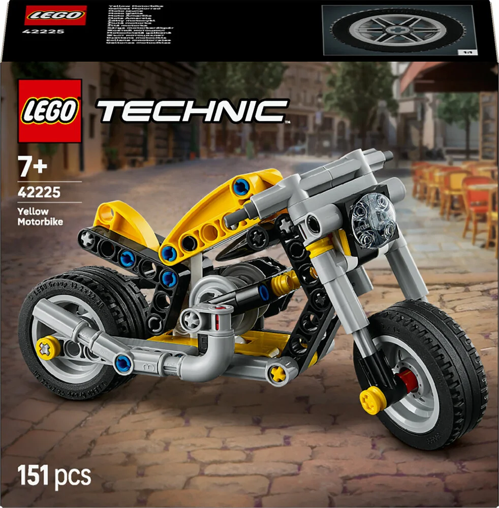 42225 Lego Technic Gul Motorcykel
