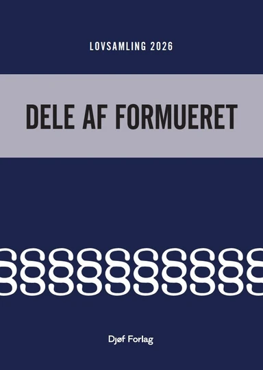 Lovsamling - Dele af formueret