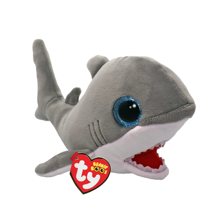 TY Finnegan shark beanie boos