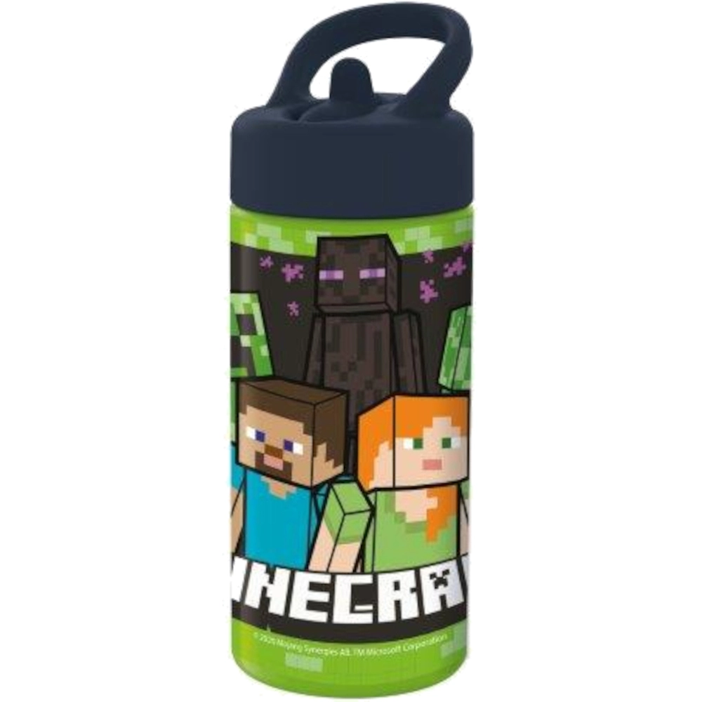 MINECRAFT Stor - Sipper vandflaske (410 ml) - MINECRAFT (088808718-40401)