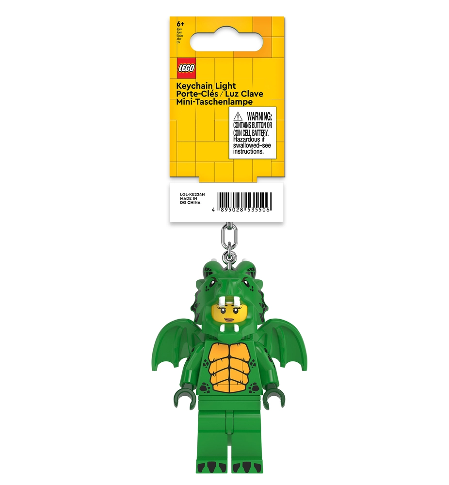 Euromic LEGO® Minifigures™Keychain Light Green Dragon Girl