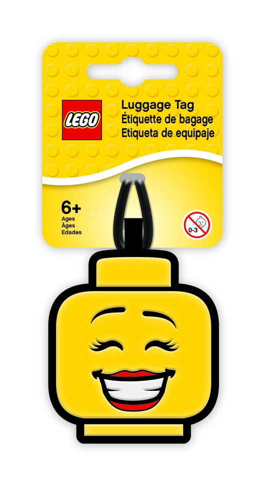 Euromic LEGO® ICONIC Luggage tag GIRL FACE