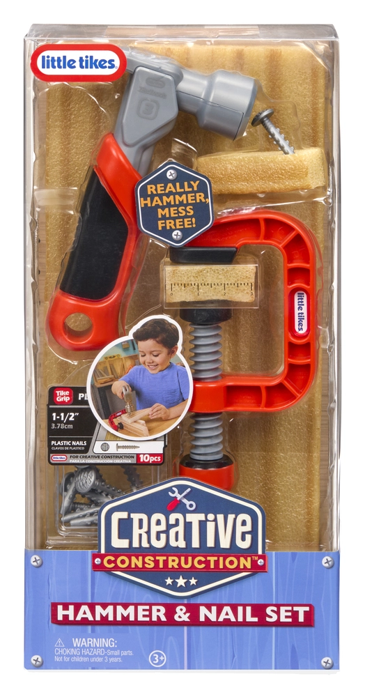 Little Tikes Creative Construction hammer- og sømsæt billede