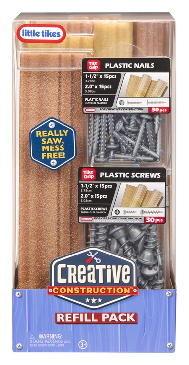 Little Tikes Creative Construction træ, søm og skruer