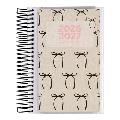 STUDIEKALENDER 2026/27 MINI 2I1 DAG M/KLAP BOGMÆRKE STICKERS