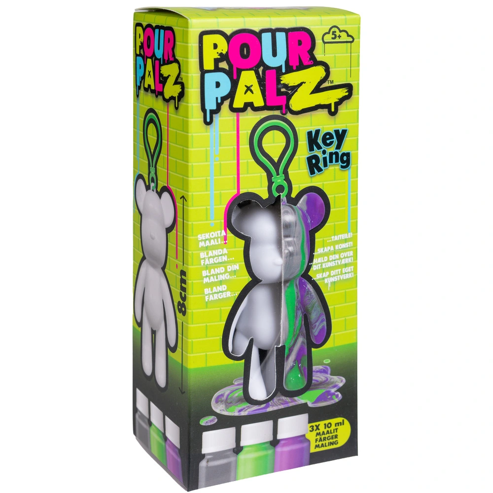 Pour Palz Bear nøglering ass