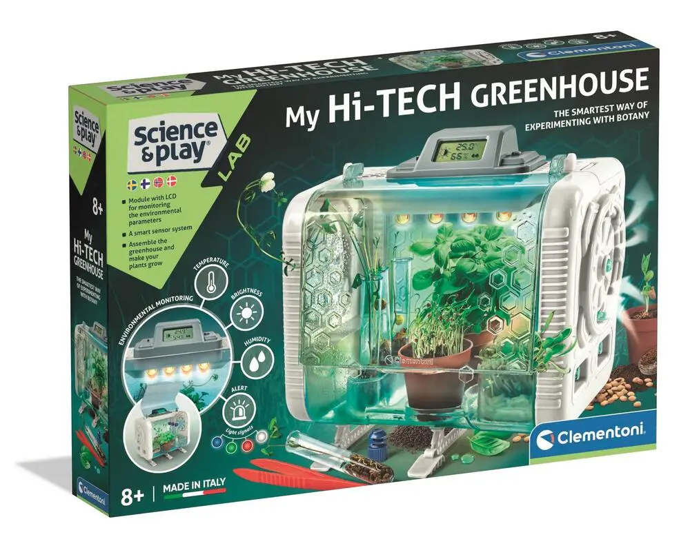 Clementoni - Science & Play Lab - Hi-tech Botanical Lab Drivhus
