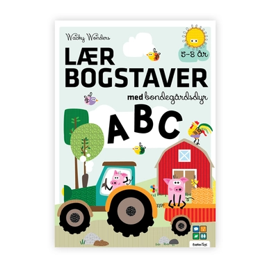 Aktivitetsbog Lær Bogstaver med Wacky Wonders  Bondegårdsdyr - ABC
