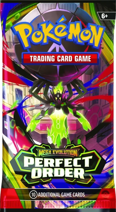 Release 27/3 Pokémon Mega Evolution 3 Booster, Perfect Order
