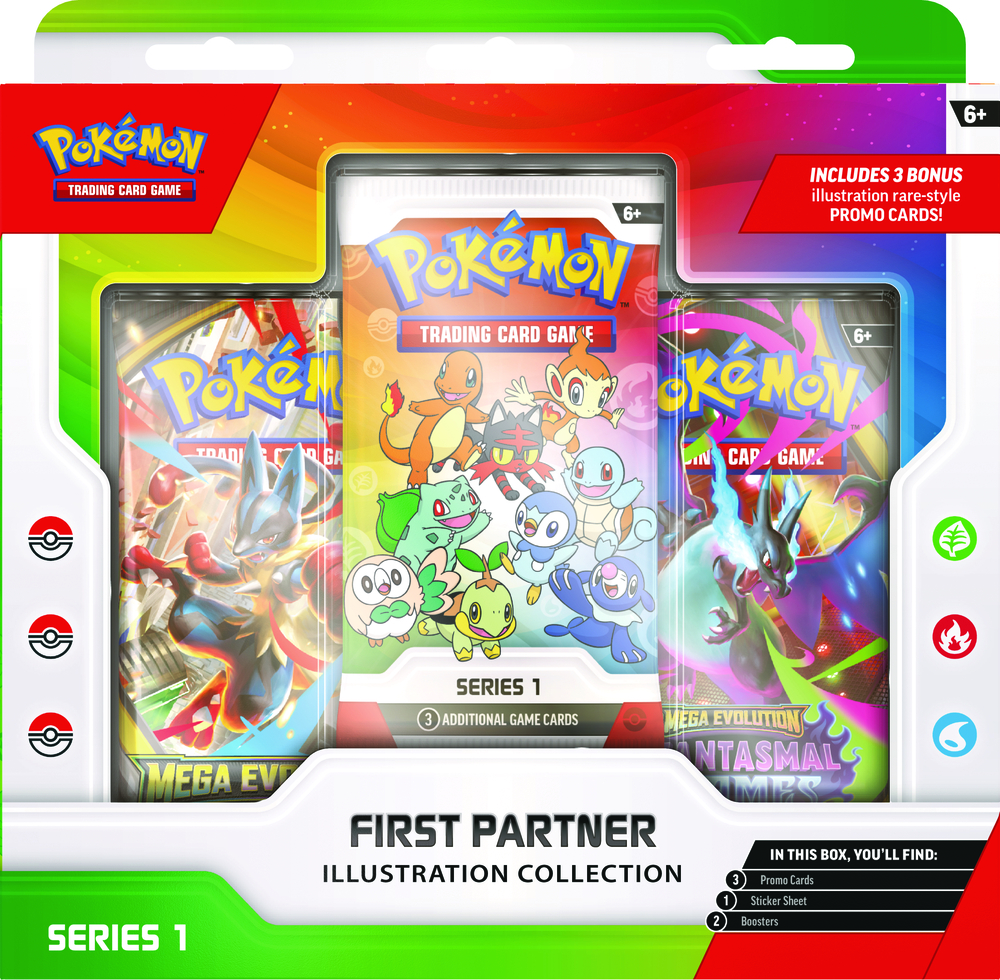 Pokémon First Partner Illustration Collection: Series 1 (2 Boosters) (30th Anniversary) (POK10358-101)