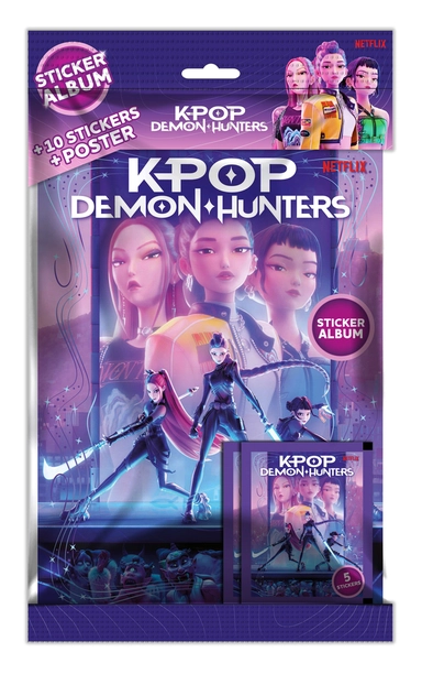K-Pop Demon Hunters album med 2 blind bags 