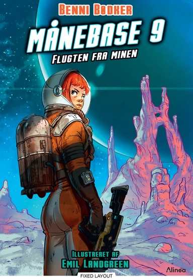 Månebase 9, Flugten fra minen, Rød Læseklub