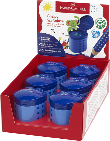 Blyantspiders Faber Castell Grippy Xxl Blue 6 Stk
