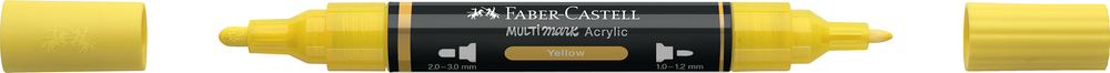 Multimarker Akryl Faber Castell SP 108 Yellow m. 2 spids