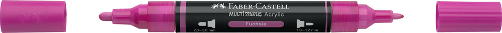 Multimarker Akryl Faber Castell SP 125 Fuchsia m. 2 spids