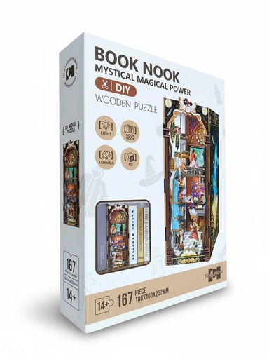 Book Nook Magical Power i 3D