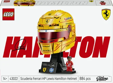 LEGO Editions Vehicles 43022 Scuderia Ferrari HP Lewis Hamilton-hjelm