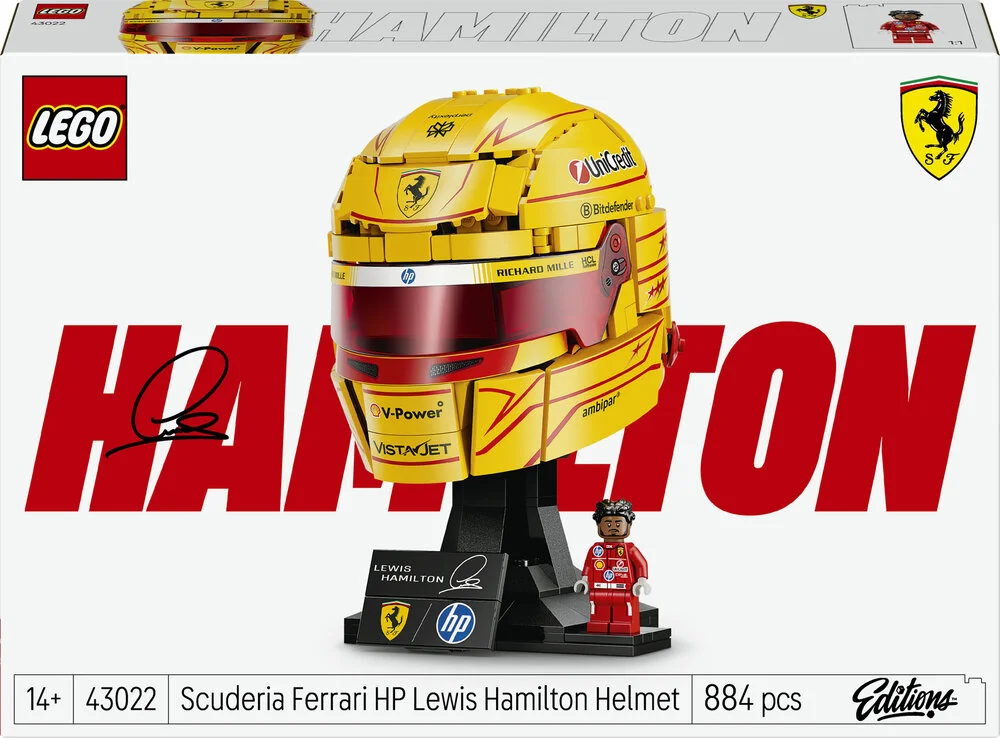 LEGO Editions Vehicles 43022 Scuderia Ferrari HP Lewis Hamilton-hjelm billede