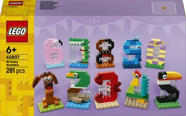 LEGO Seasons and Occasions 40807 Fødselsdagstal