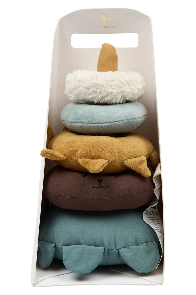 Fabric Stack Tower - Bear