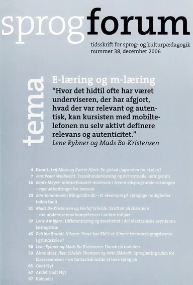 E-læring og m-læring