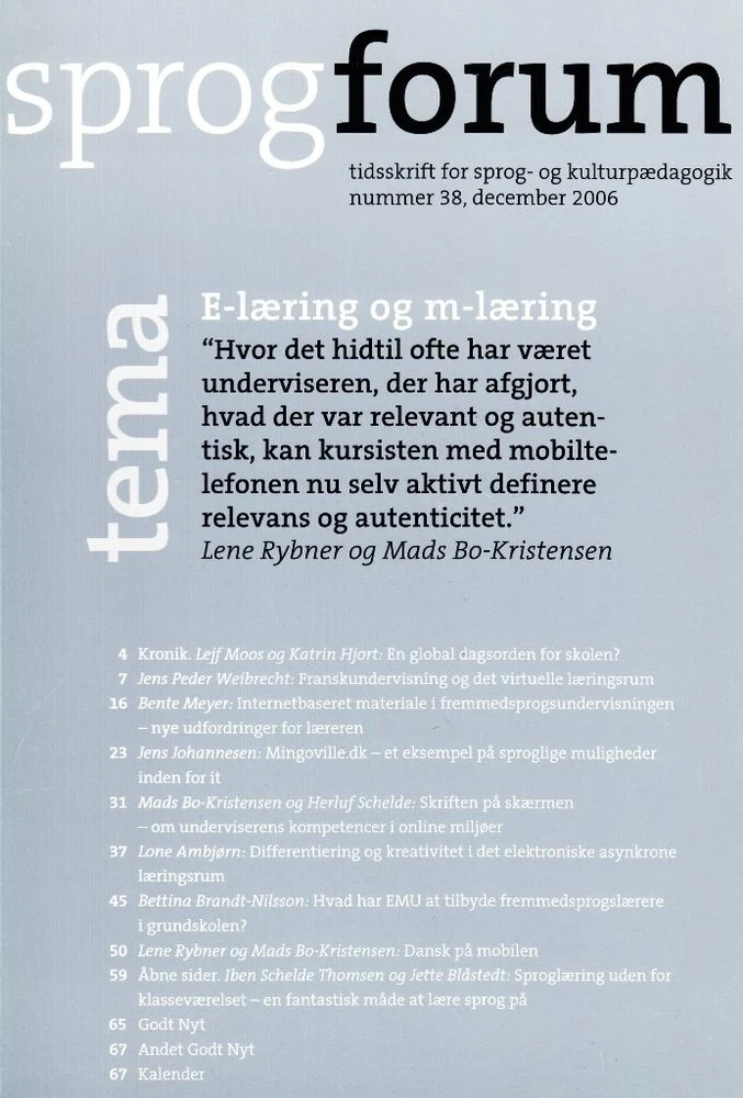E-læring og m-læring