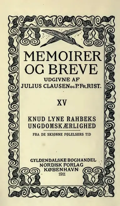 Knud Lyne Rahbeks Ungdomskærlighed