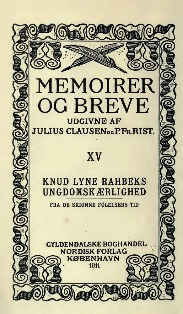 Knud Lyne Rahbeks Ungdomskærlighed