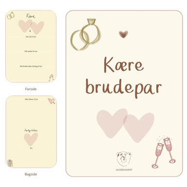 Kære brudepar - hilsner fra gæsterne