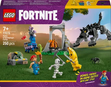 D3 77075 LEGO Fortnite Peely og Sparkplugs lejr