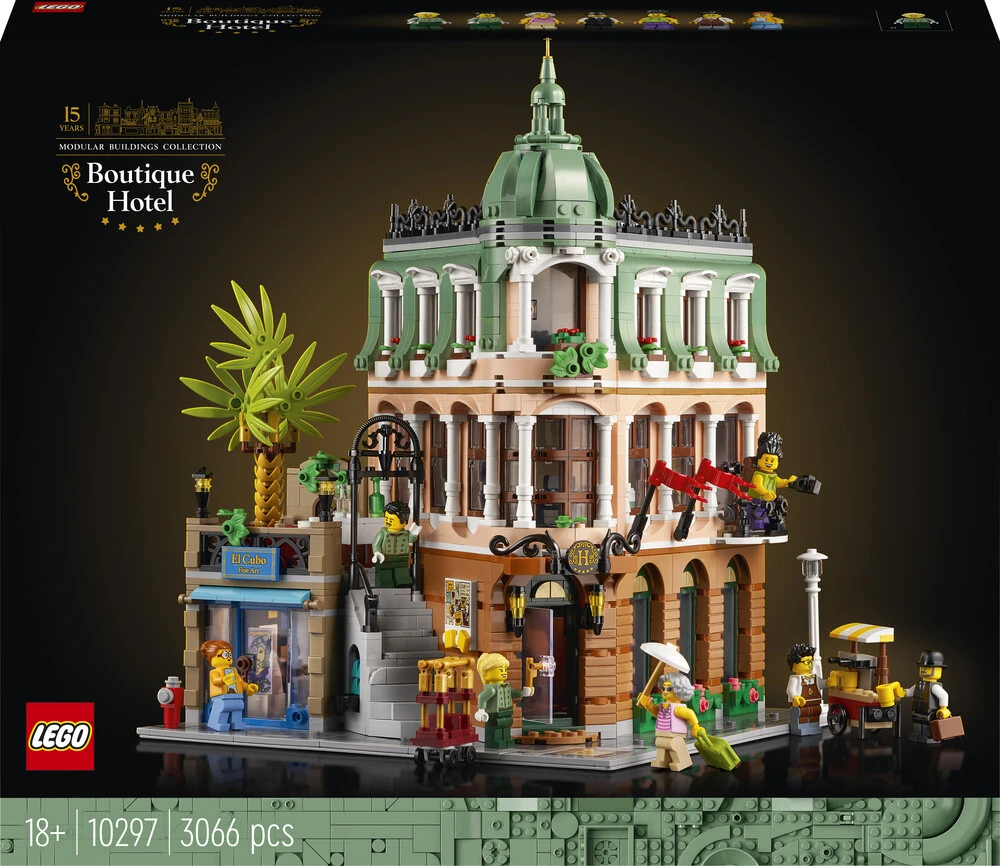 D2 10297 LEGO Icons Hyggeligt hotel