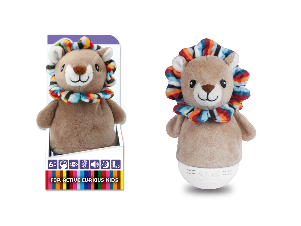 D2 Natlampe løve med lyd