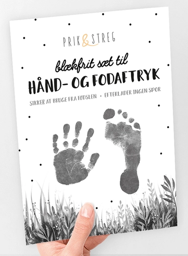 D2 Aftrykssæt, blækfrit fra PRIK & STREG