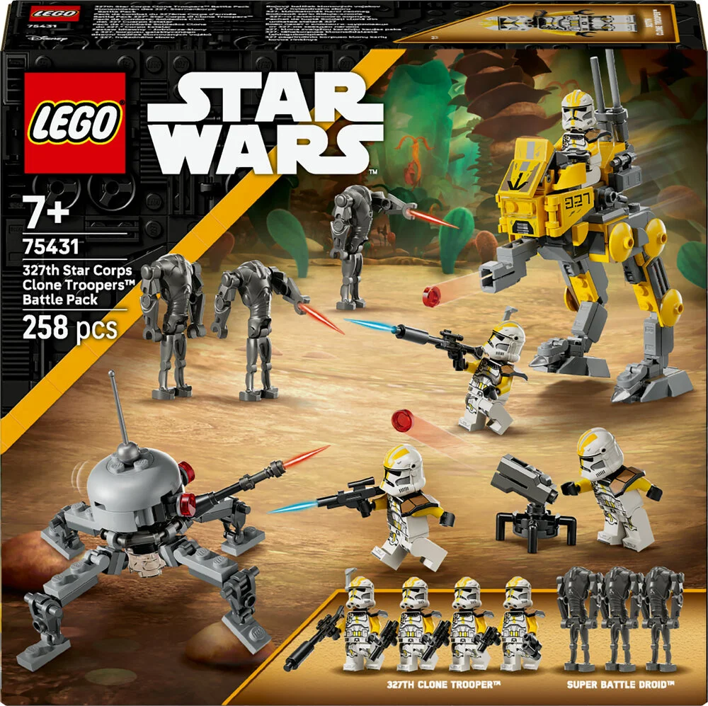 D2 75431 Star Warsâ¢ Battle Pack med klonsoldater fra 327. stjernekorps