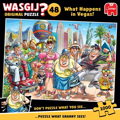 Puslespil Wasgij Original 48 What Happens in Vegas 1000 brik
