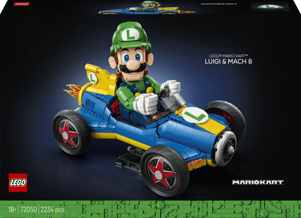 LEGO Super Mario 72050 Mario Kartâ¢ - Luigi og Mach 8 billede