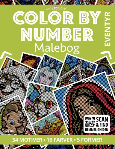 Malebog: Color by number - Eventyr