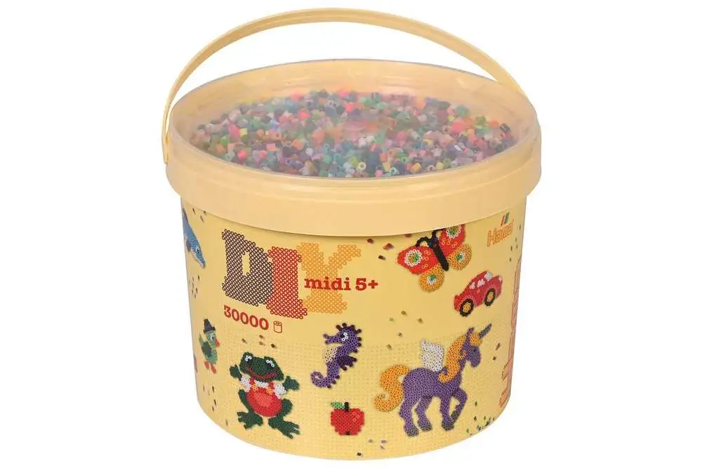 D1 Hama midi perler 30.000stk. mix 68