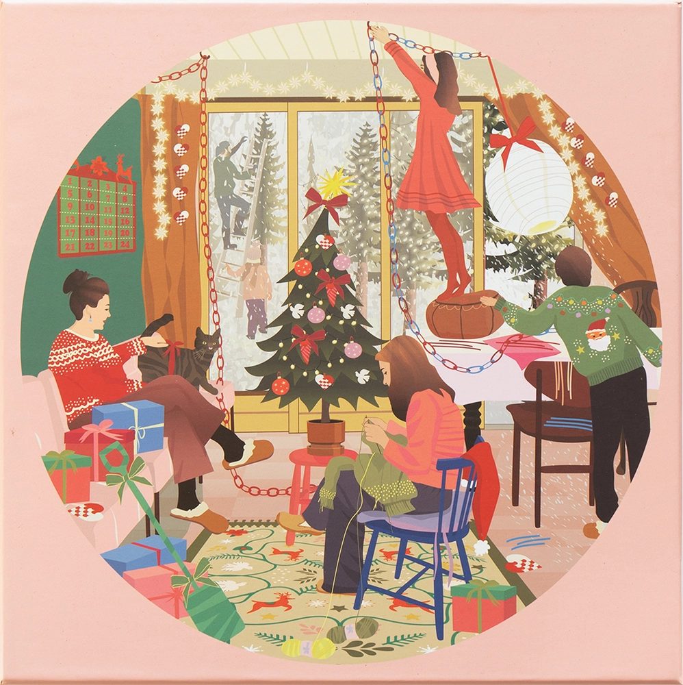 D1 Puslespil a day in december 1000 brikker