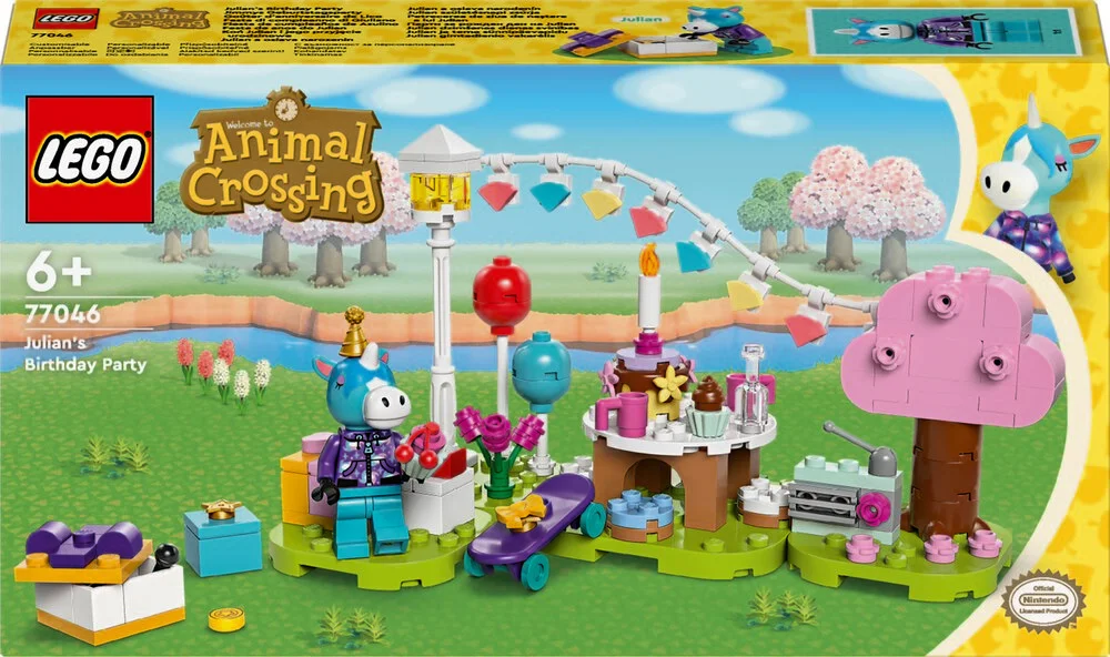 D1 77046 LEGO Animal Crossing Fødselsdagsfest for Julian