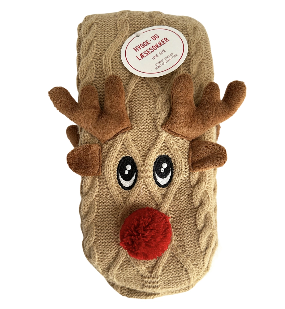 D1 Læse og Hyggesok Rudolf onesize