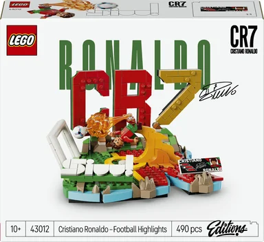 LEGO Editions Football 43012 Cristiano Ronaldo – fodboldhøjdepunkter