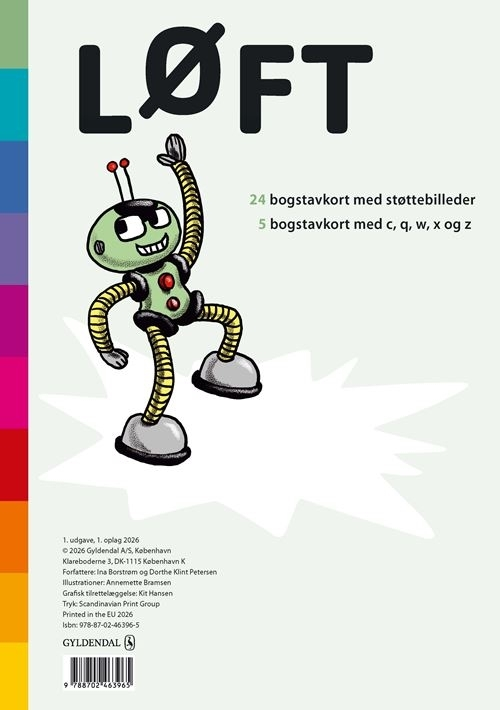 LØFT. Bogstavkort med støttebillede