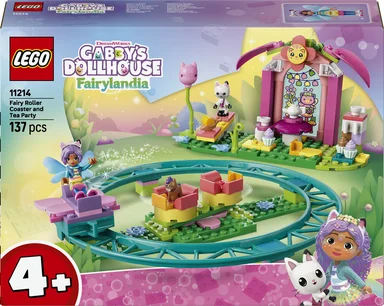 LEGO Gabby's Dollhouse 11214 Fe-rutsjebane og teselskab