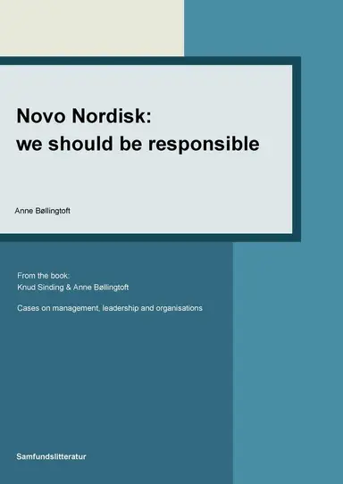 Novo Nordisk - we should be responsible