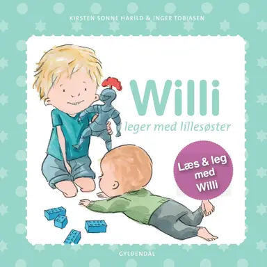 Willi leger med lillesøster